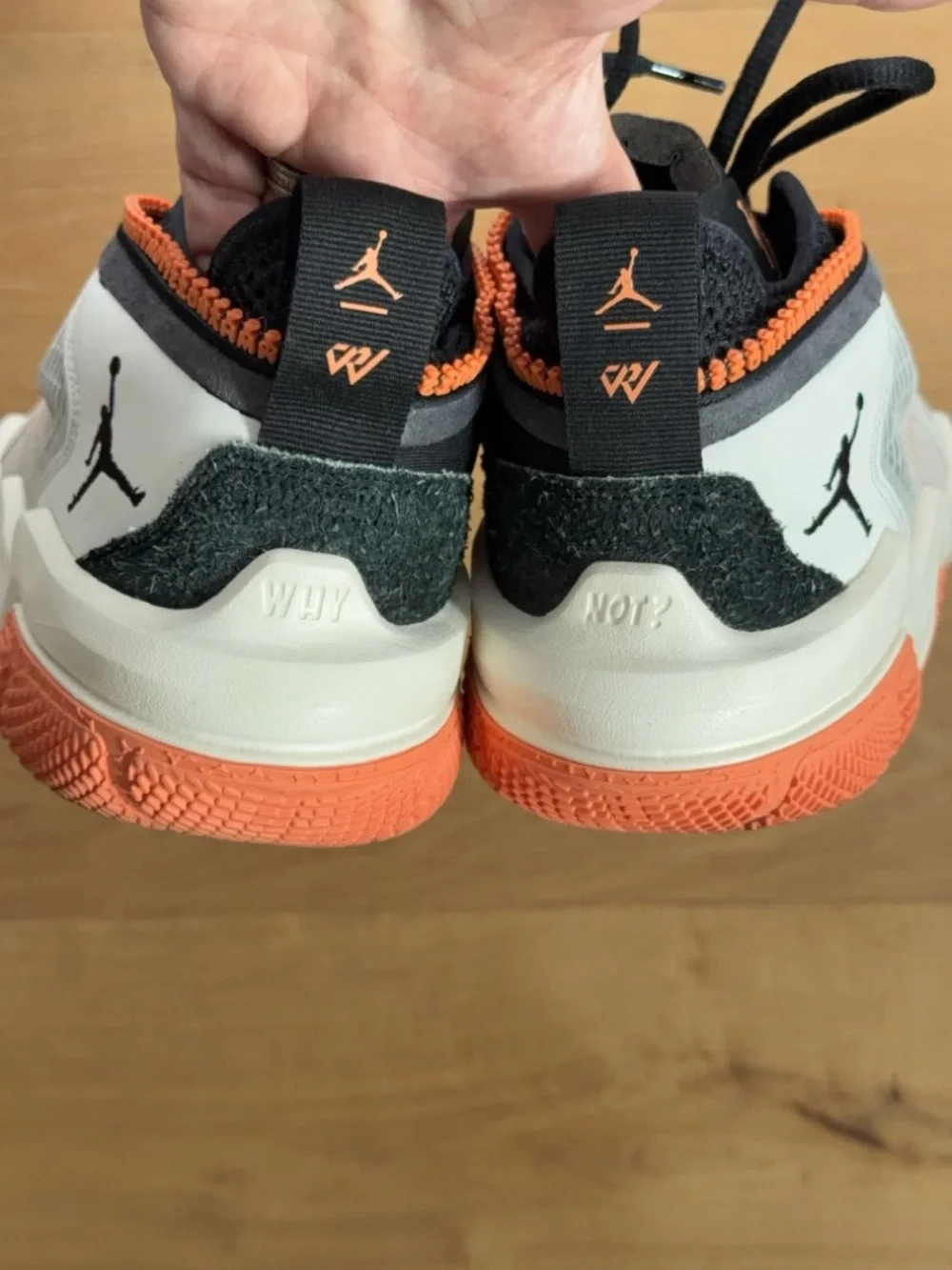 Jordan Why Not Zer0.6 Rattan Westbrook Phantom/White/Black/Orange Trance Men's 9